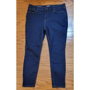 NYDJ Women Size 14 High Rise Skinny Ankle Denim Jeans High Rise
